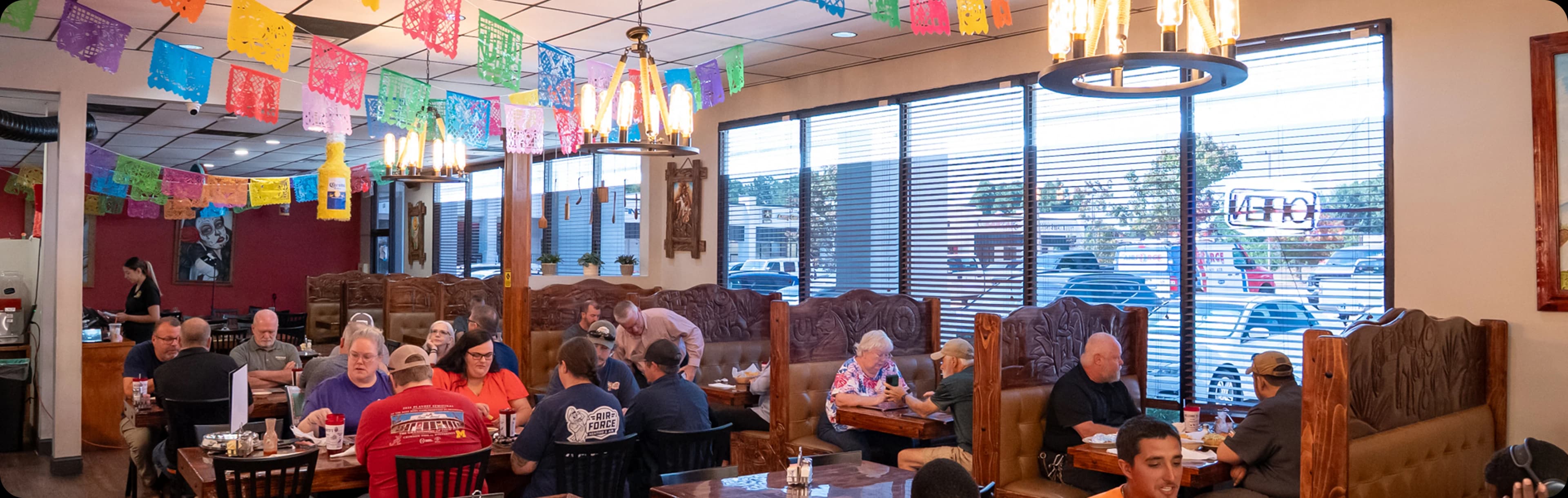 Dining room at Juanito's Mexican Restaurant in LaGrange, GA